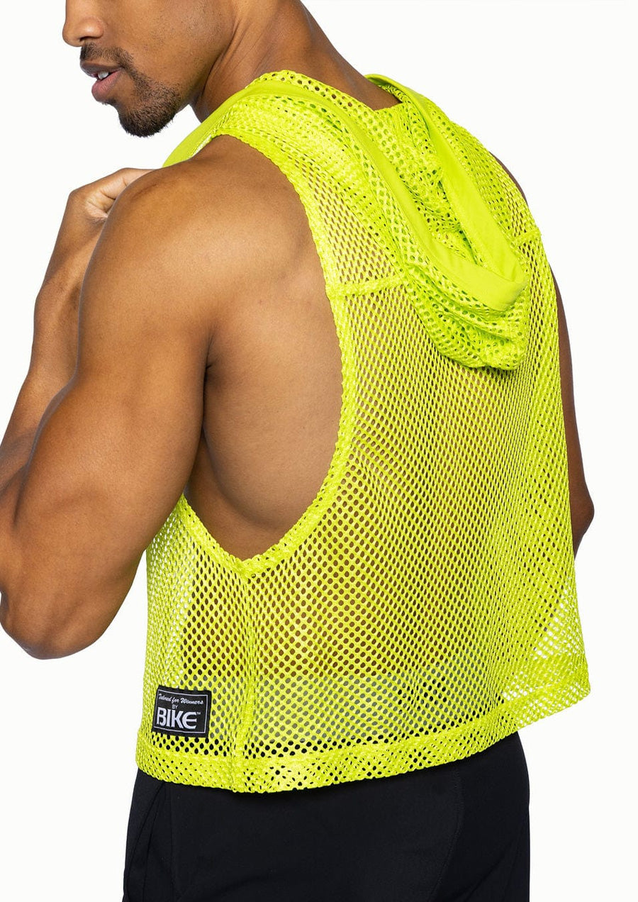 Hooded Sleeveless Jersey (Lime)
