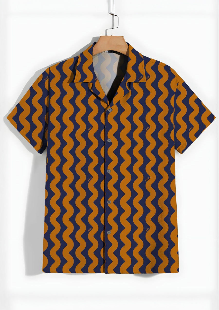 Resort Shirt (Waveform Brown)