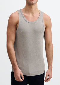 Stretch Rib Modal Tank (Shark)