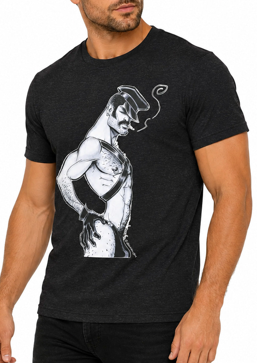 Daddy Vibes Tee (Heather Midnight Navy)