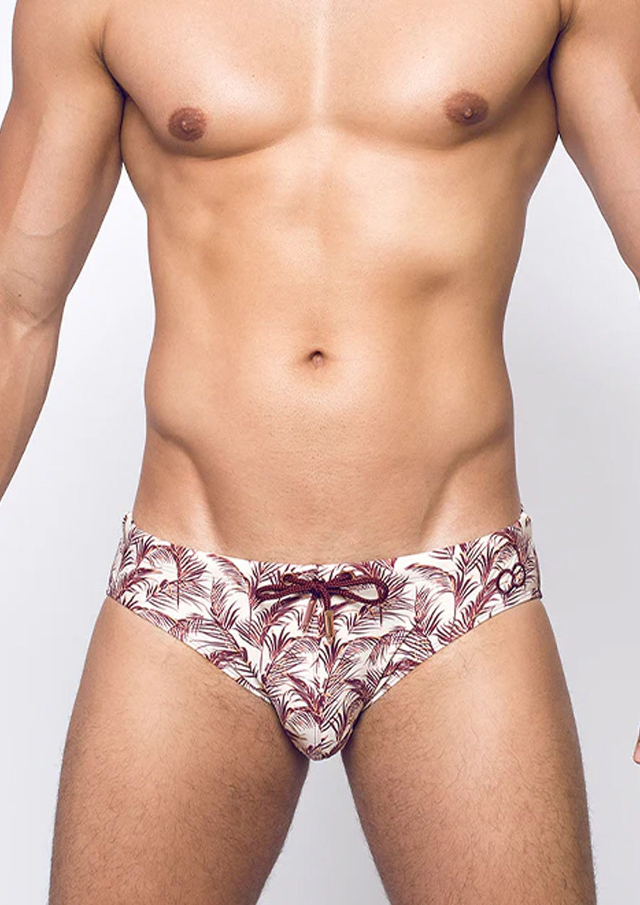 Pastel Hawaii Swim Brief (V10)