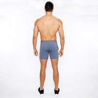 Textured Mesh Performance Shorts (Slate Gray)