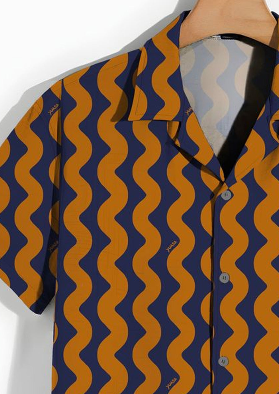 Resort Shirt (Waveform Brown)