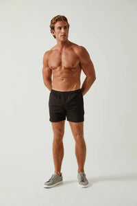 Textured Mesh Performance Shorts (Black)