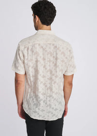 Lightweight Jacquard Shirt (Ecru)