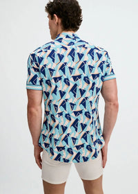 Performance Short Sleeved Shirt (Mirage/Cobalt)