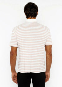 Zigzag Knit Shirt (Parfait/White)