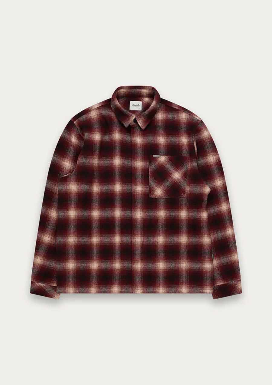 Plaid Pocket Shirt (Red)