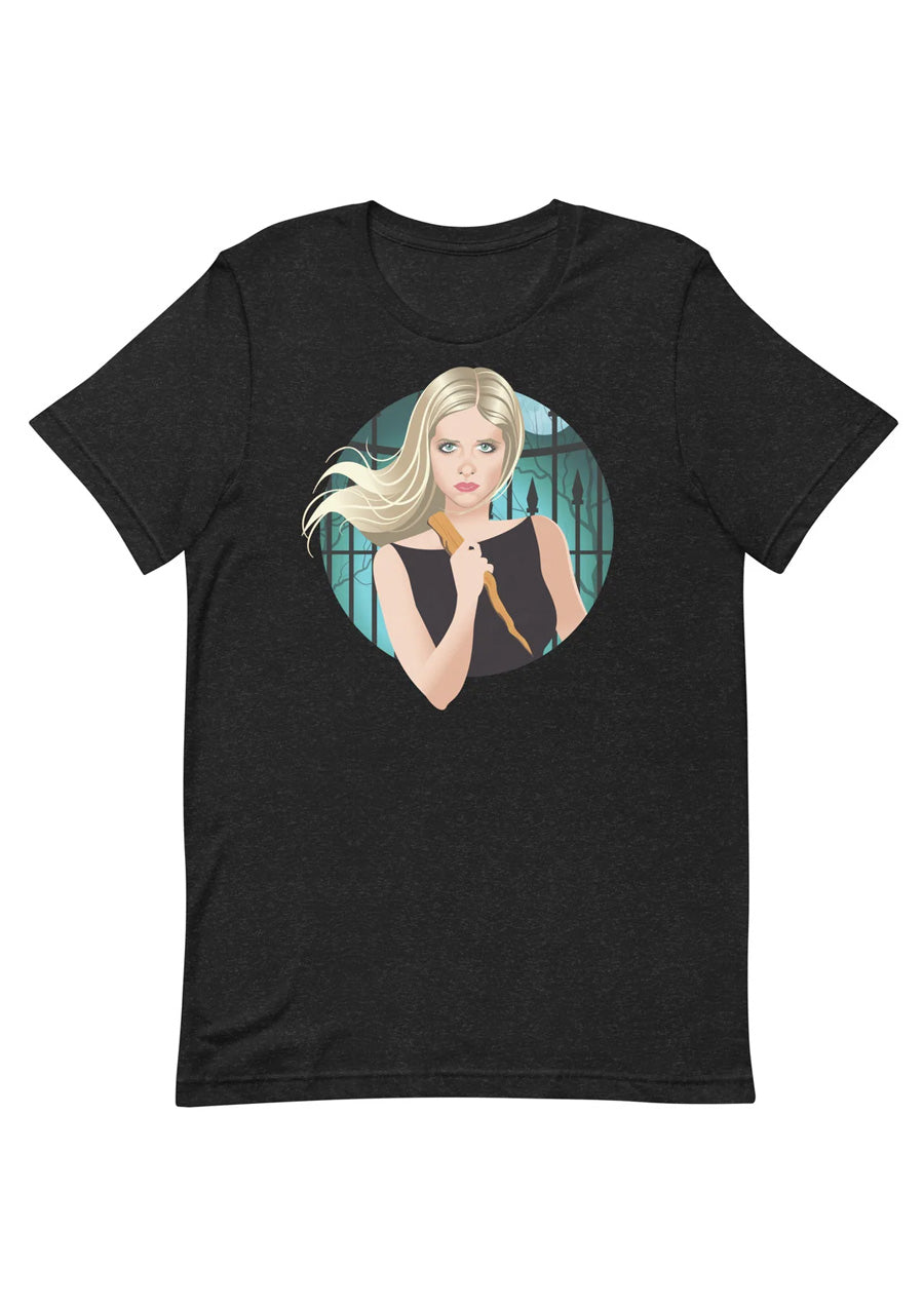 Slay Queen Tee (Heather Black)