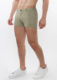 Stretch Knit Jean Short 3" Inseam (Willow)