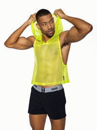 Hooded Sleeveless Jersey (Lime)