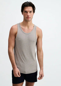 Stretch Rib Modal Tank (Shark)