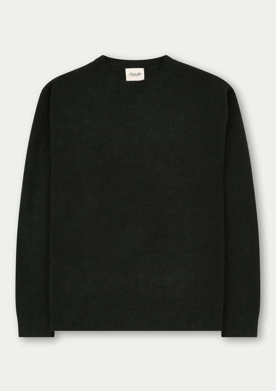 Textured Knit Crew (Pine)