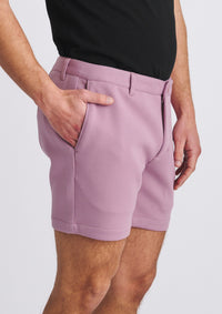 Textured Stretch Chino Short (Wisteria)