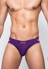 BLK Label No. 4 Swim Brief (Plum)