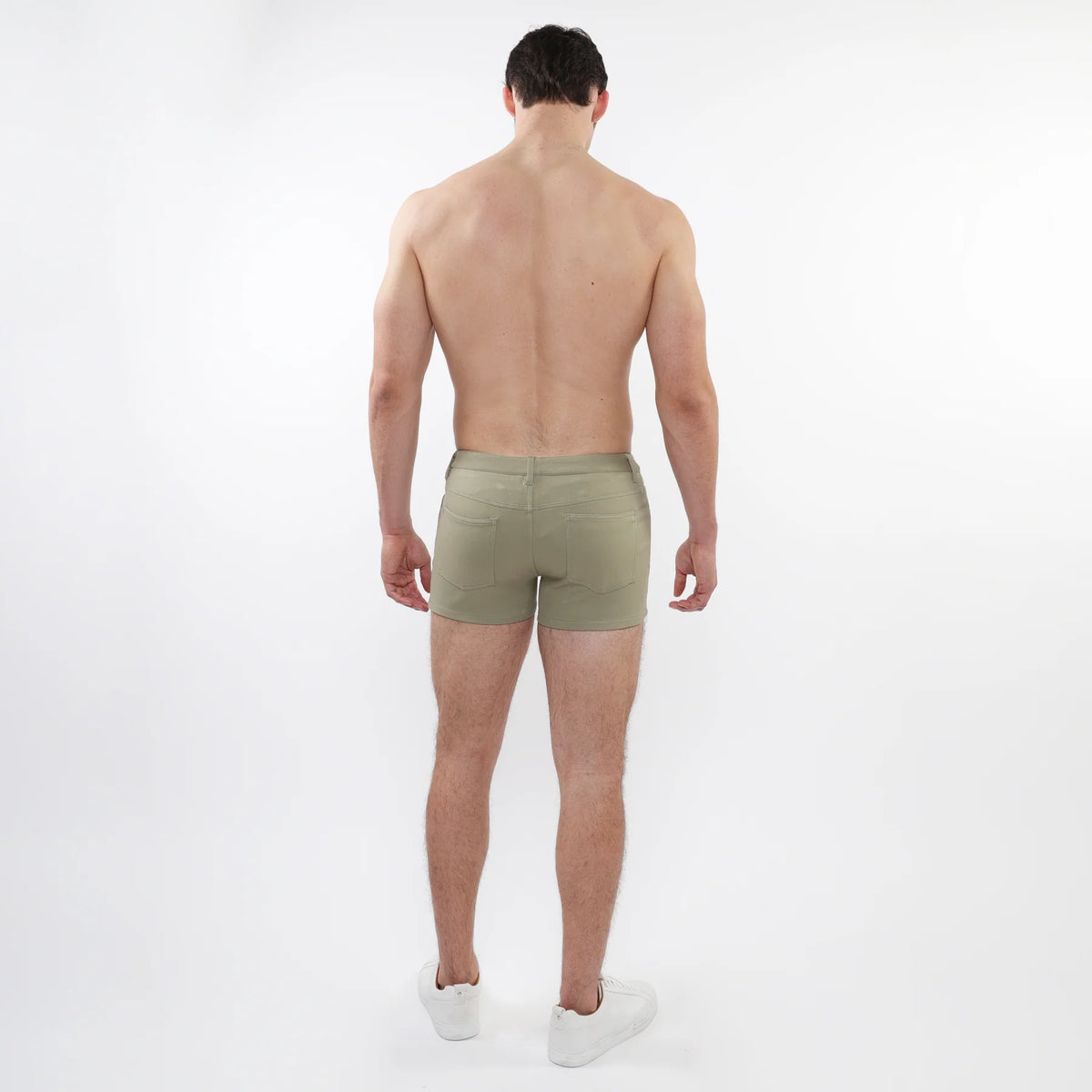 Stretch Knit Jean Short 3" Inseam (Willow)