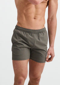 Textured Mesh Performance Shorts (Concrete)