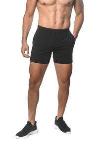 Textured Mesh Performance Shorts (Black)