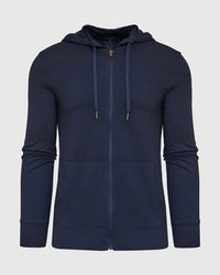 Full Zip Active Comfort Hoodie (Heather Navy)