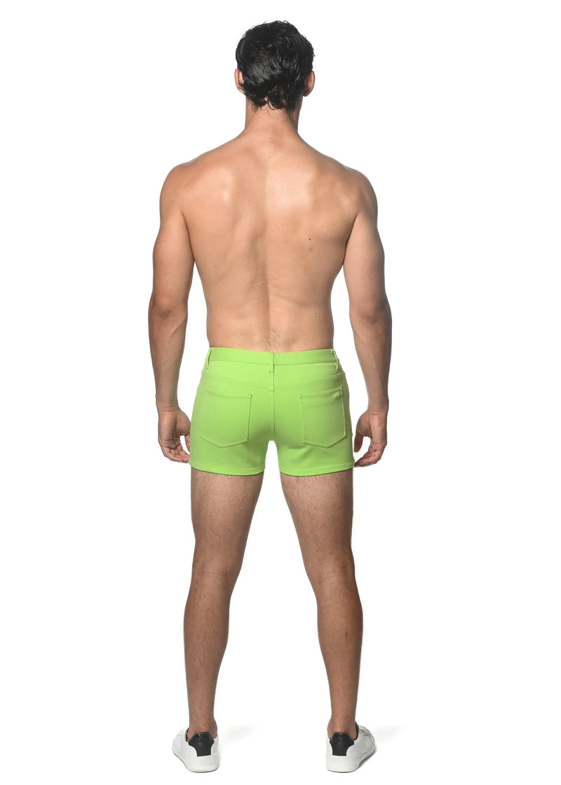 Stretch Knit Jean Short 3" Inseam (Meadow)