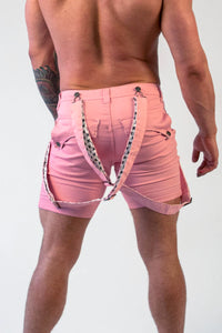 Willem Strapped Shorts (Pink)