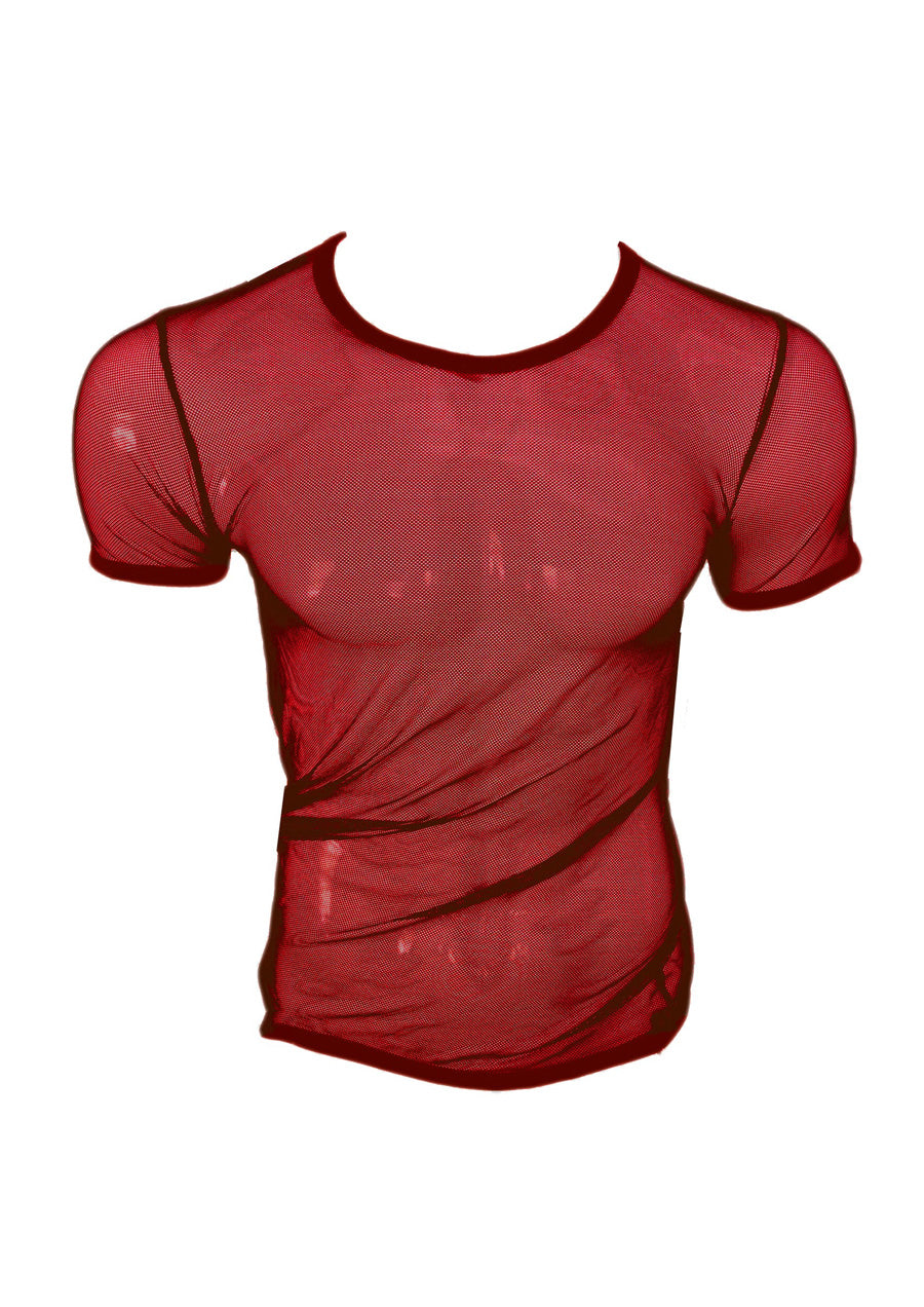 Fine Mesh Tee (Red)