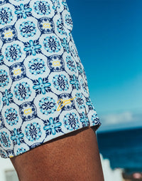 Printed Byron Short (Mykonos)