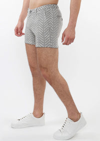 5" Textured Stretch Knit Short (Herringbone)
