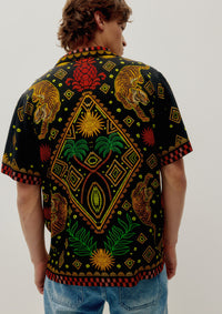 Beach Shirt (Black Tiger)