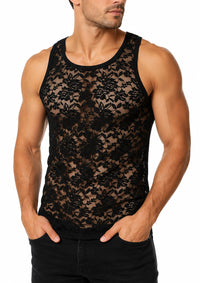Black Lace Tank