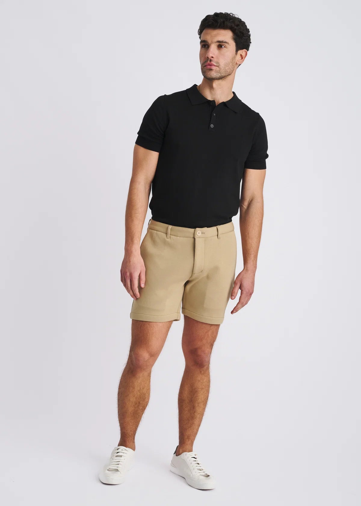 6" Stretch Chino Short (Khaki)