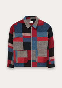 Check Jacket (Red Blue)