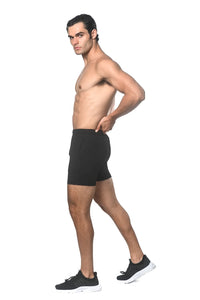 Textured Mesh Performance Shorts (Black)