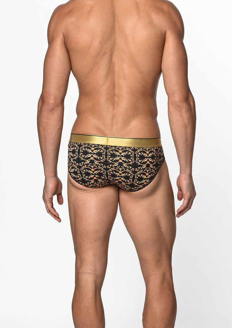 Recycled Poly Low Rise Brief (Filigree)