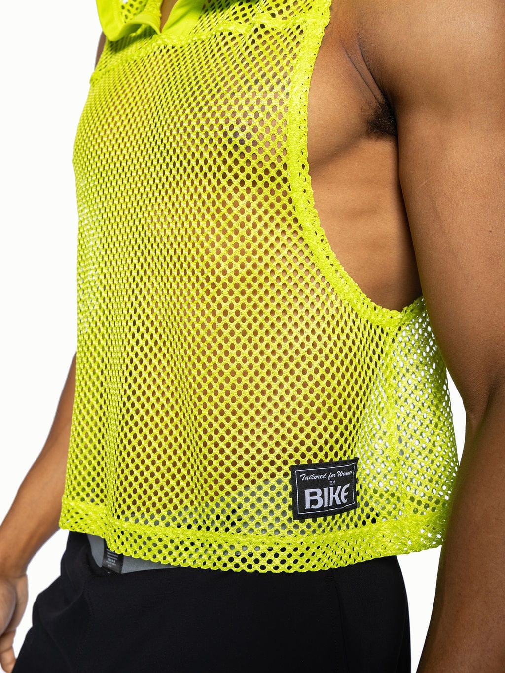 Hooded Sleeveless Jersey (Lime)