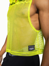 Hooded Sleeveless Jersey (Lime)