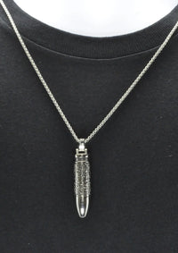 Bullet Pendant Necklace