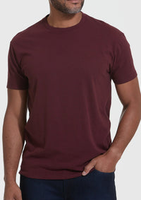 Short Sleeve Crew T-Shirt (Mahogany)