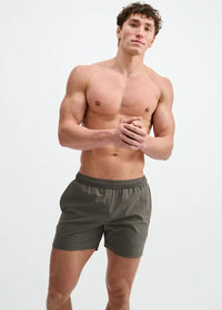 Textured Mesh Performance Shorts (Concrete)
