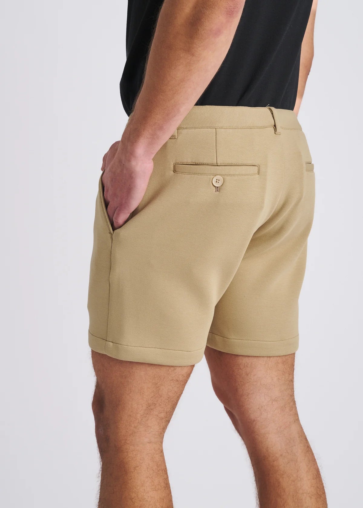 6" Stretch Chino Short (Khaki)
