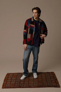 Check Jacket (Red Blue)