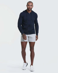 Full Zip Active Comfort Hoodie (Heather Navy)