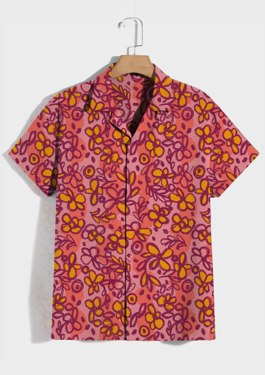 Resort Shirt - Sketchbook Cosmos (Pink)