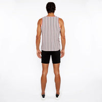 Open Knit Tank Top (Pink Gloss/Midnight)