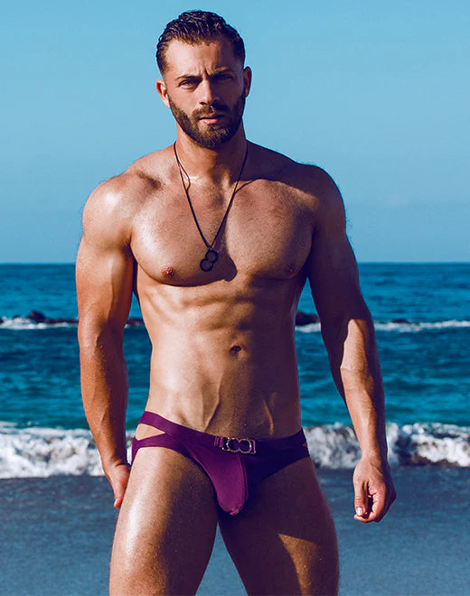 BLK Label No. 4 Swim Brief (Plum)