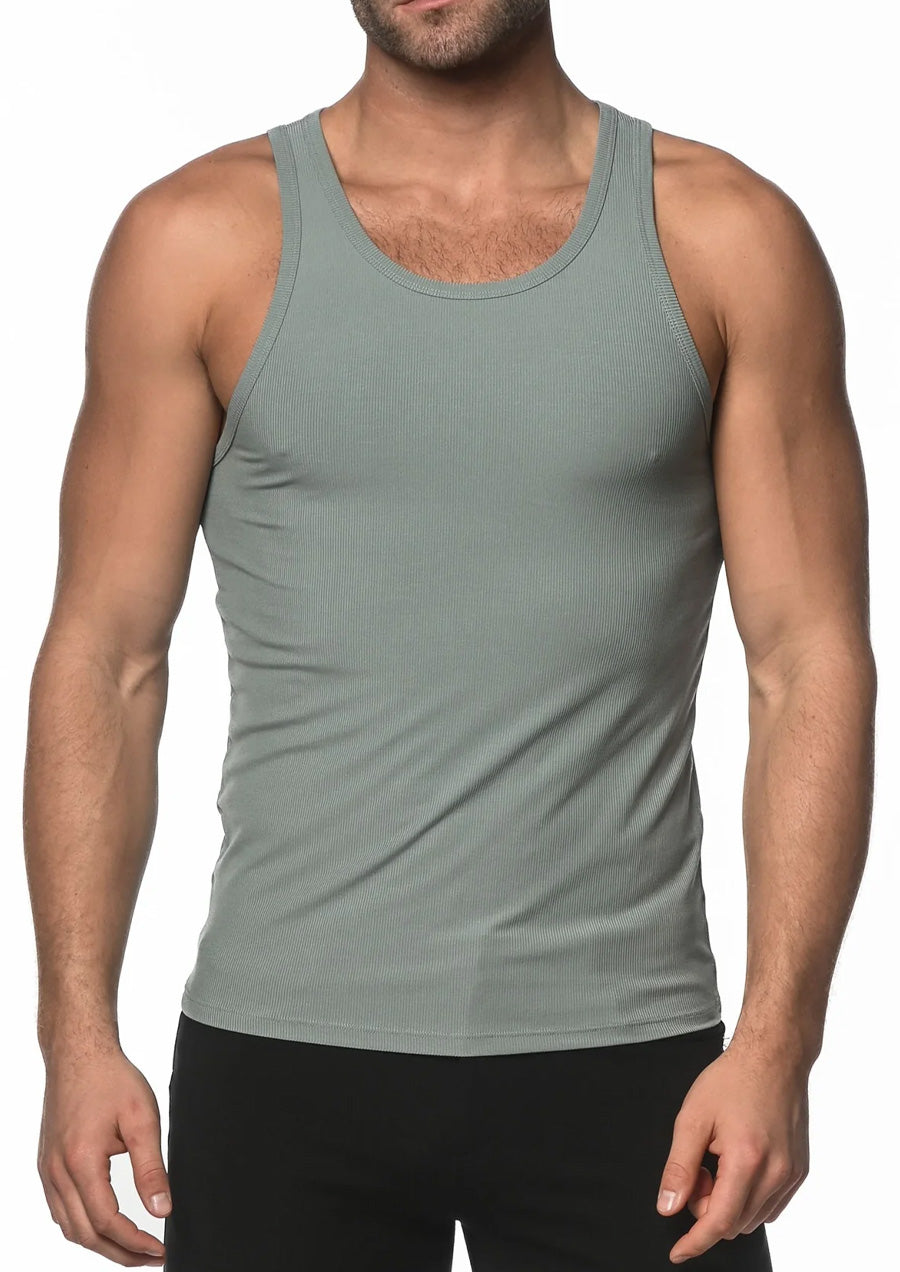 Rib Modal Tank (Seafoam)