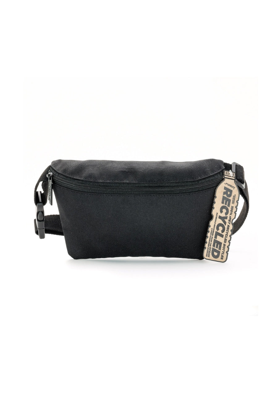 Recycle Rpet Small Ultra-Slim Fanny Pack (Black)