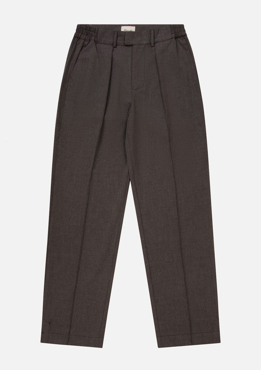 Pintuck Dress Pant (Dark Gray)