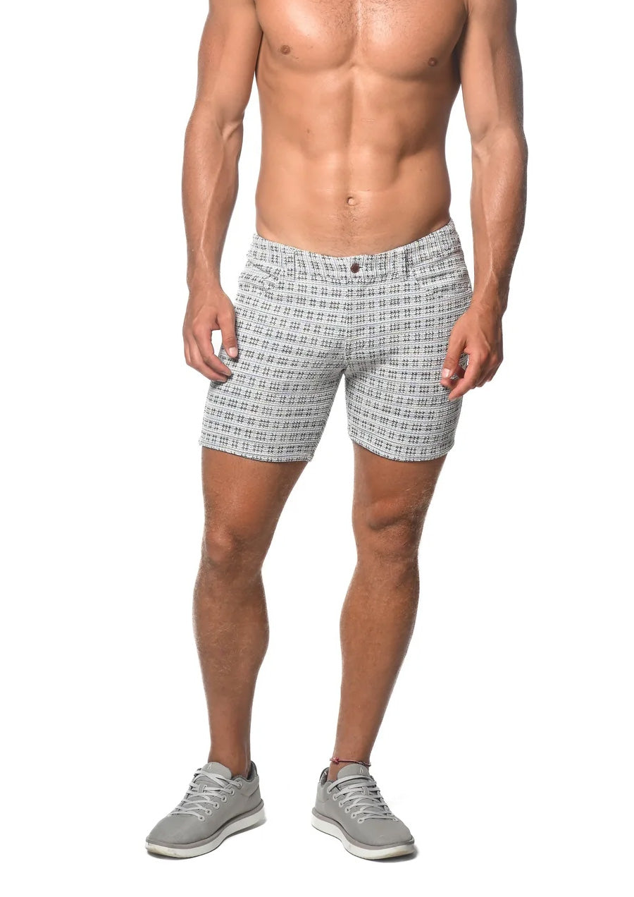 Limited Edition Cloud Navy Tweed Shorts