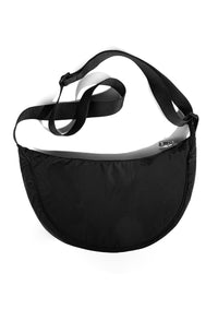 Athletic Crescent Crossbody Bag (Black)